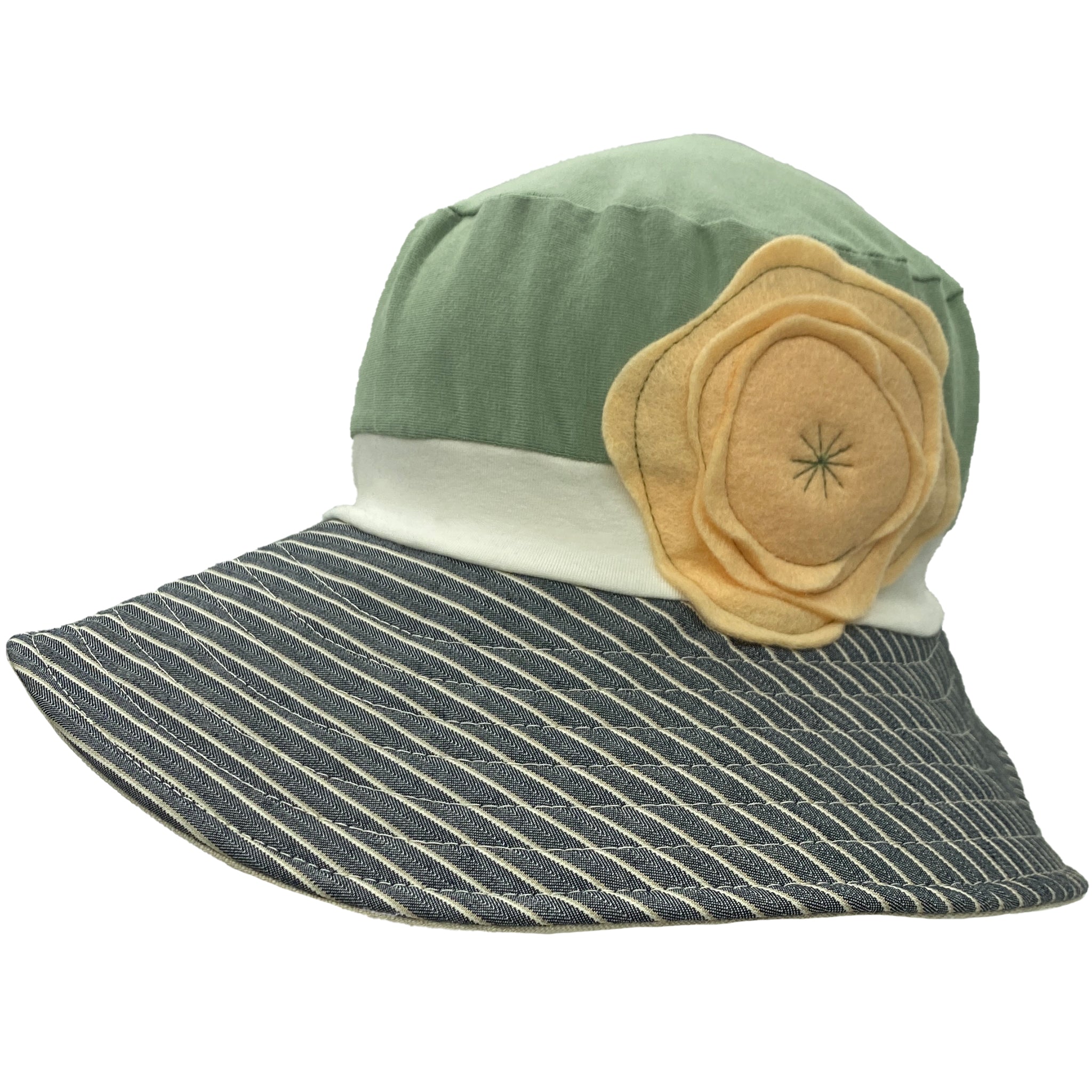 Sun Hats | Stretch Fit Hat | Stretch Fit Cap Sage Denim H017-029